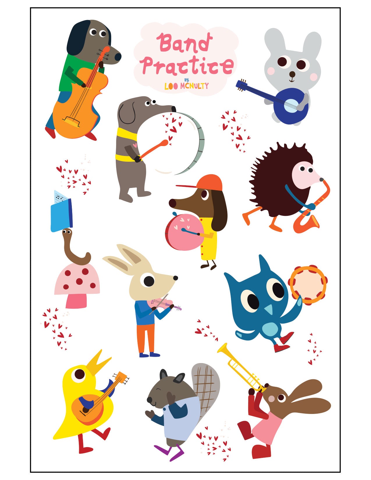 The Band is Back Together Sticker Sheet
