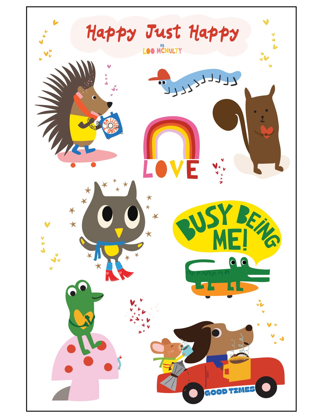 Encouragement Sticker Sheet