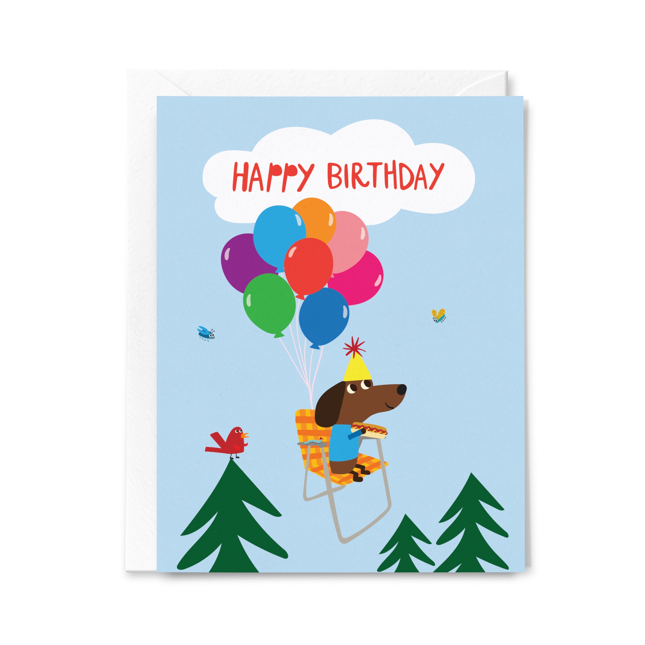Happy Birthday Stanley Chair and Balloons