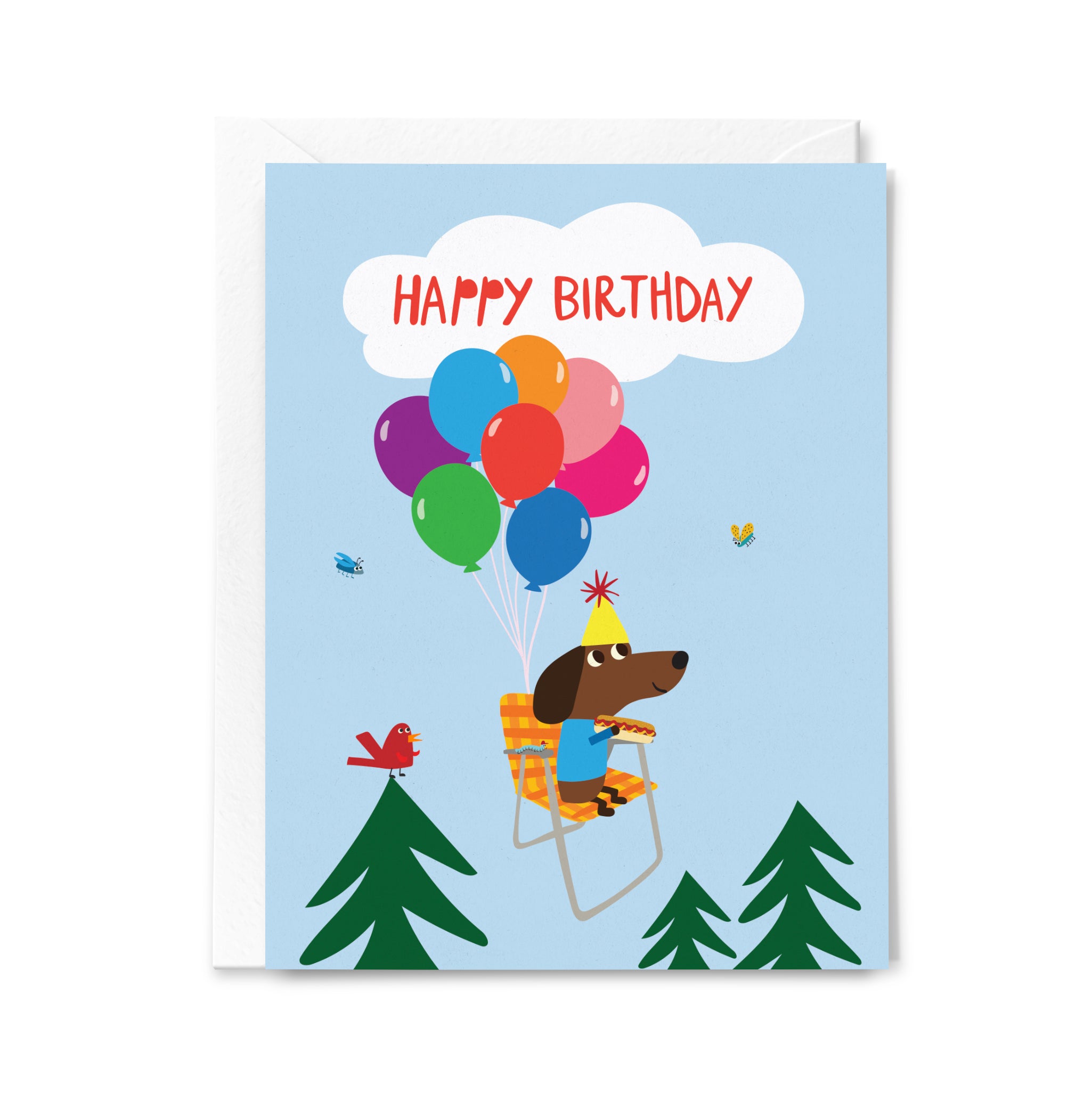 Happy Birthday Stanley Chair and Balloons