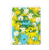 Greeting card with floral design and 'Happy Wedding Day' text on a white background