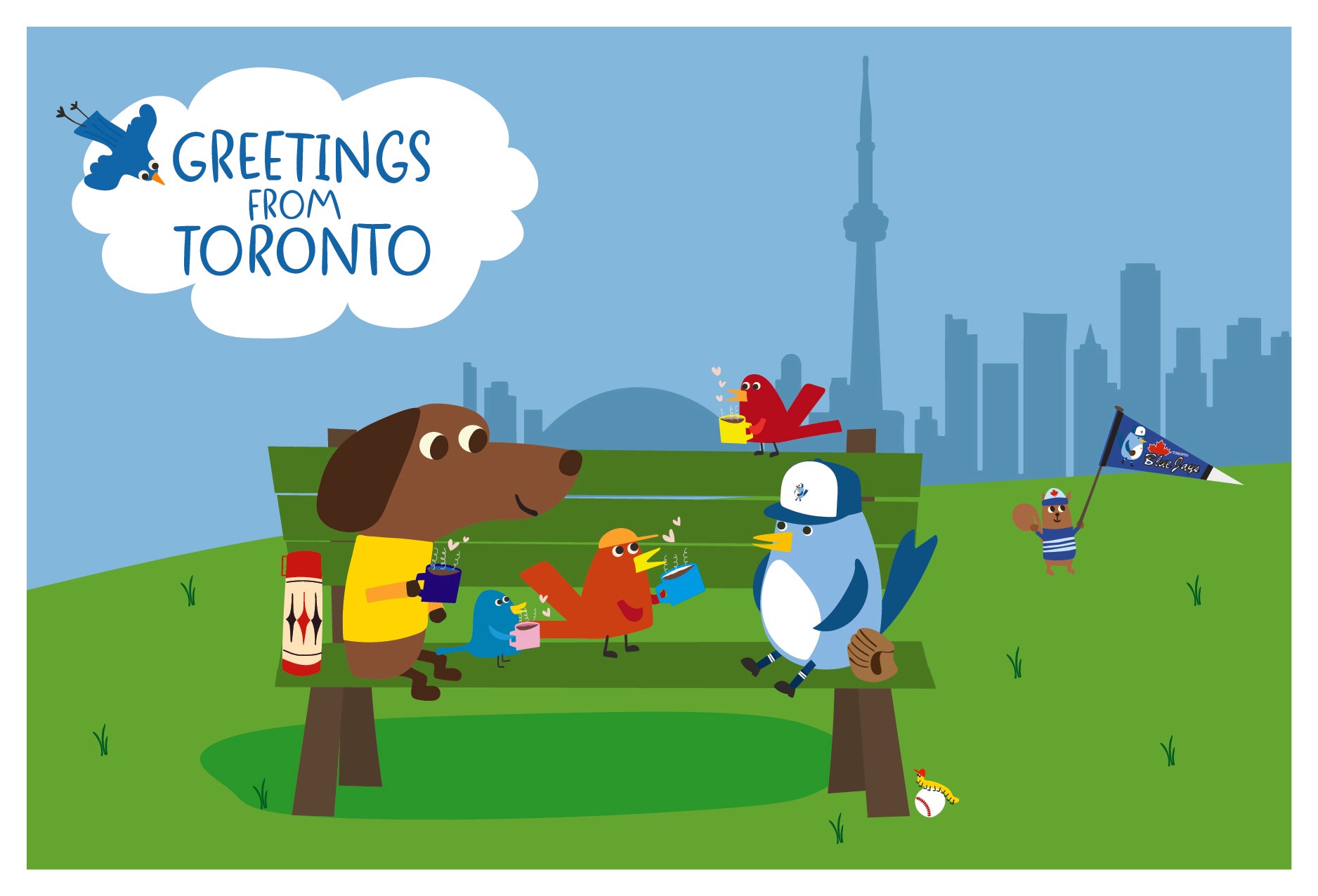 Greetings From Toronto Postcard